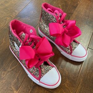 Jojo Siwa Glitter High Top Shoes
